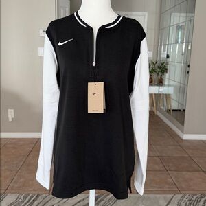 Nike Women’s Football Dri-FIT 1/2 Zip Long Sleeve Top Shirt